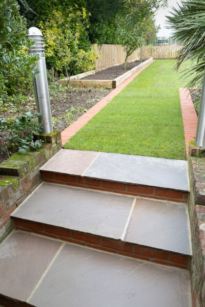 Backyard Steps Installation in Kokomo
